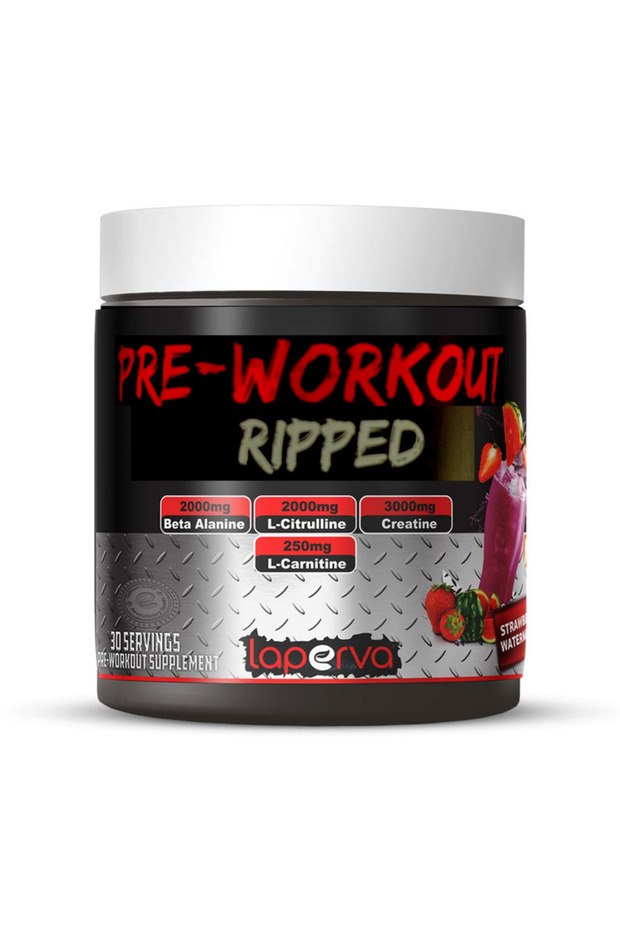 تريبل باور ريبد قبل التمرين - طاقة متفجرة، نكهة الفراولة والبطيخ، 30 حصة - 1