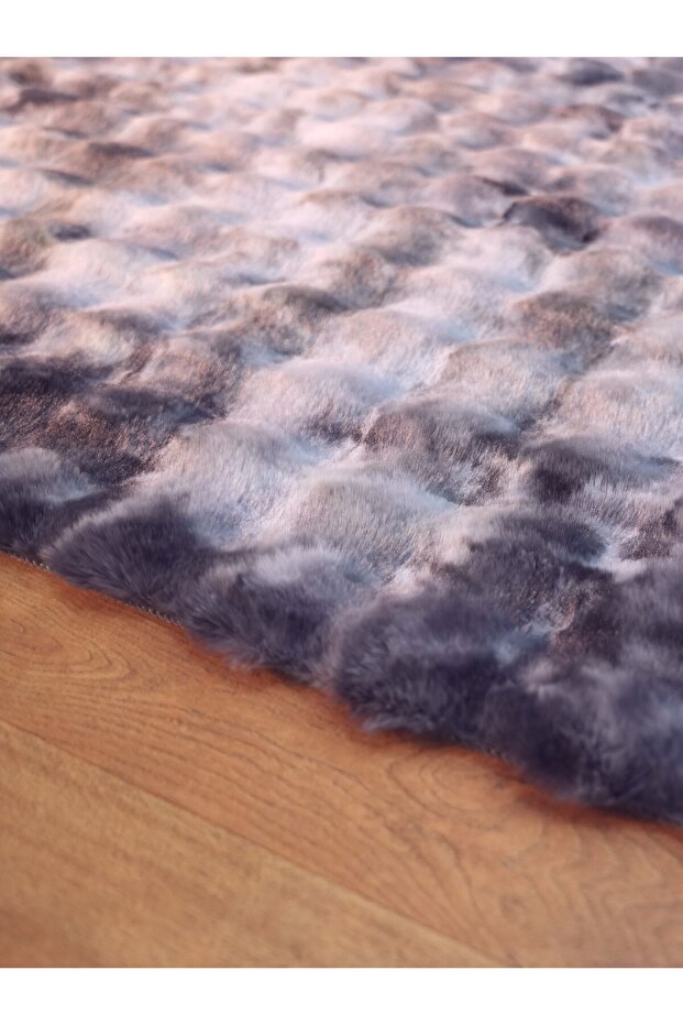 Rex Tavşanı Bubble Post Halı Multi Gri - 2