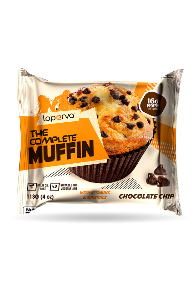 The Complete Muffin, Chocolate Chip, 1 Piece,suitable For Vegetarians.