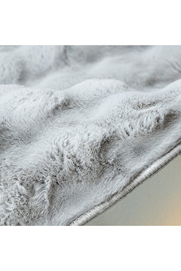 Rex Tavşanı Bubble Post Halı Gri - 6