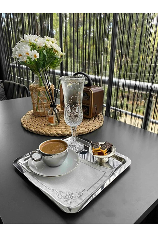 Presentation Napkin, Cocktail Napkin, Coffee Service Napkin, Coaster 6-Piece Presentation Napkin