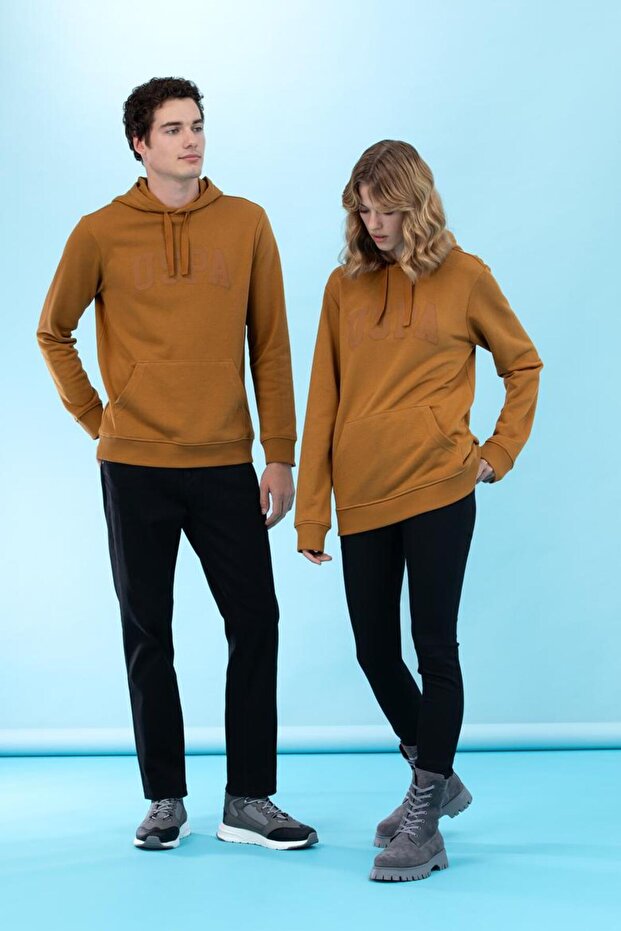 Kapüşonlu Unisex Basic Sweatshirt - 2