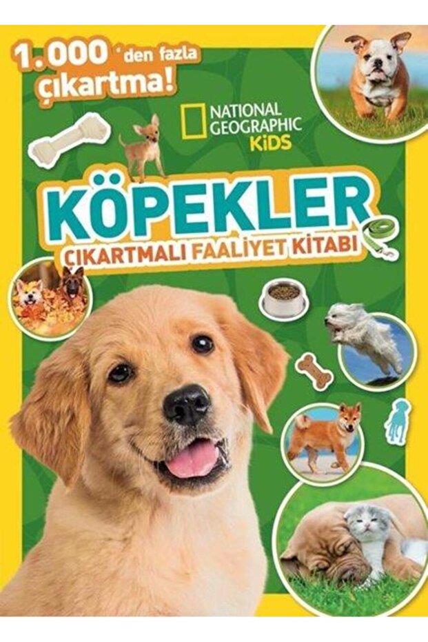 كتاب أنشطة ملصقات الكلاب من إن جي كيدز