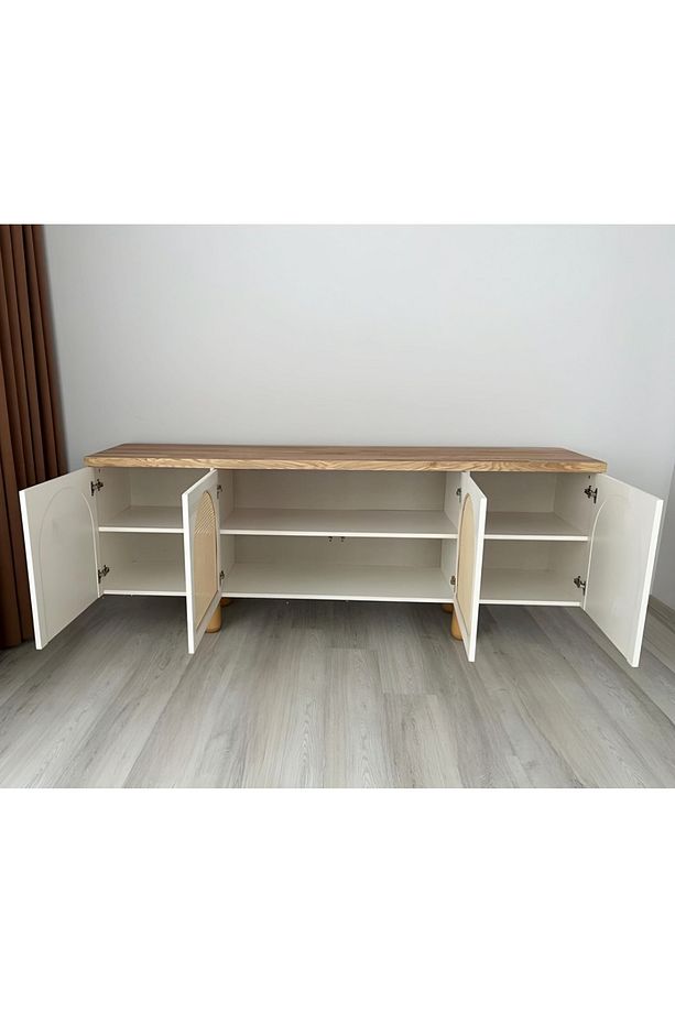 BOHEM EKRU- KUBBE MODEL HAZERANLI KONSOL  200*45*82 - 4