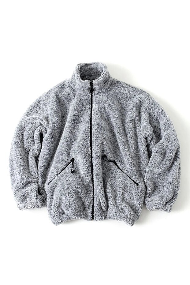 Men's Oversize Zippered Plush Sweat