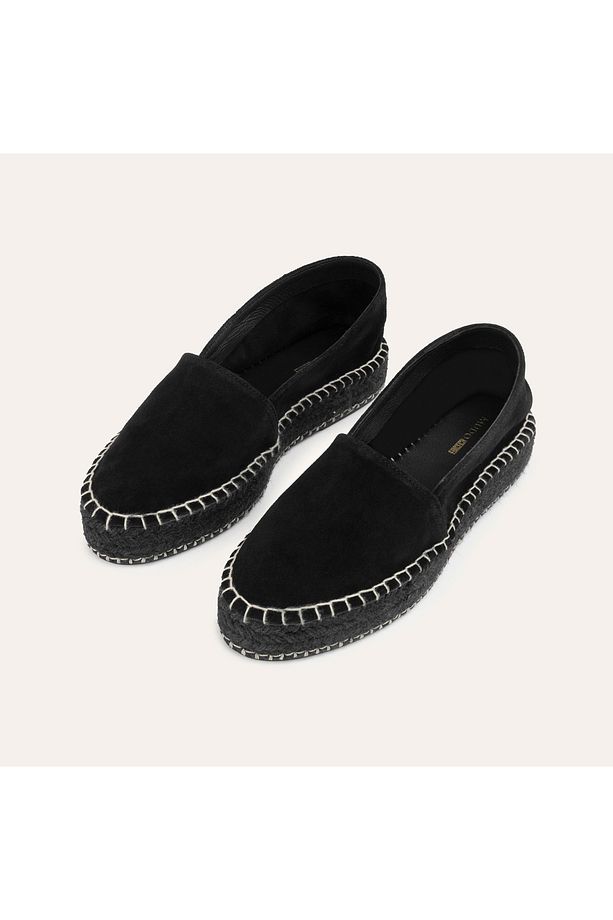 ÖRGÜ TABANLI SÜET ESPADRİL - 1