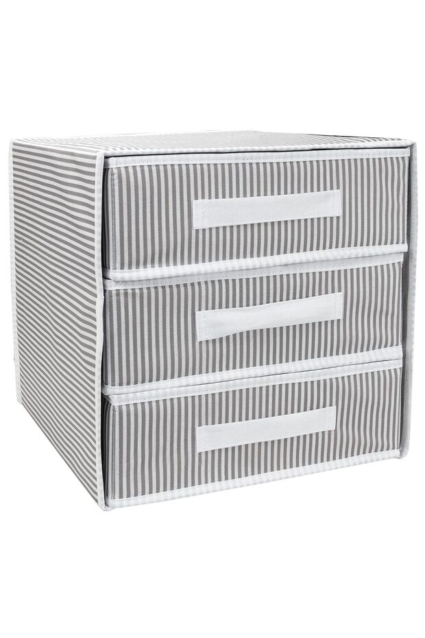 Three Compartment Drawer - Gray (4401)