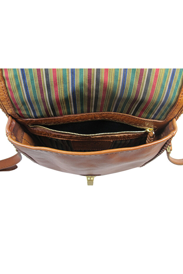 Handmade Deri Postacı Çanta (Mol) - 4