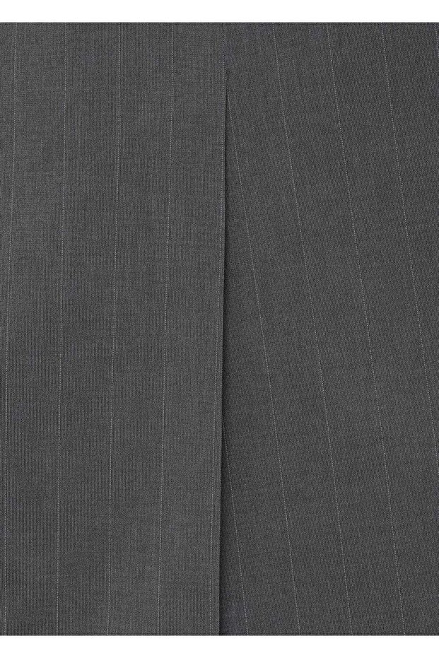 Schmal gestreifter Bleistiftrock - 8