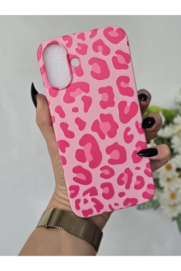 حافظة هاتف آيفون 16 بلس متوافقة مع طباعة الفهد من الداخل - 3