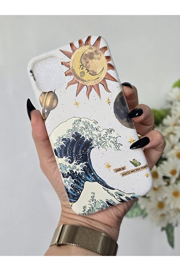 حافظة إطلاق مخملية منقوشة متوافقة مع هاتف آيفون 11 - 1