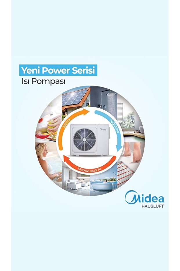 MİDEA 16KW MONOBLOK ISI POMPASI