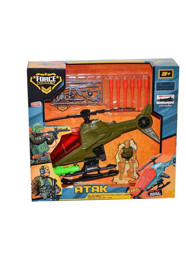 Ml521 Forcamates Helikopter Asker Seti - Molmo Oyuncak - 1
