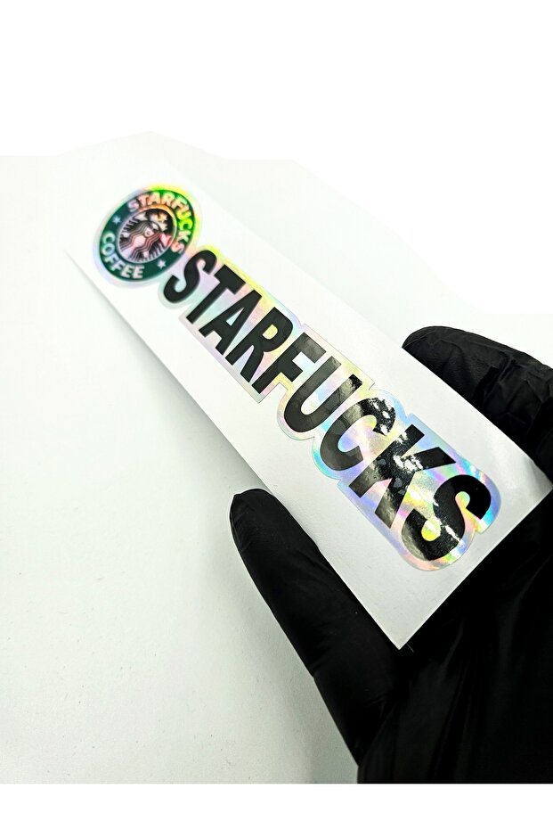 ملصق ثلاثي الأبعاد بتصميم مخصص من STARFUCKS - لصانعي الملصقات