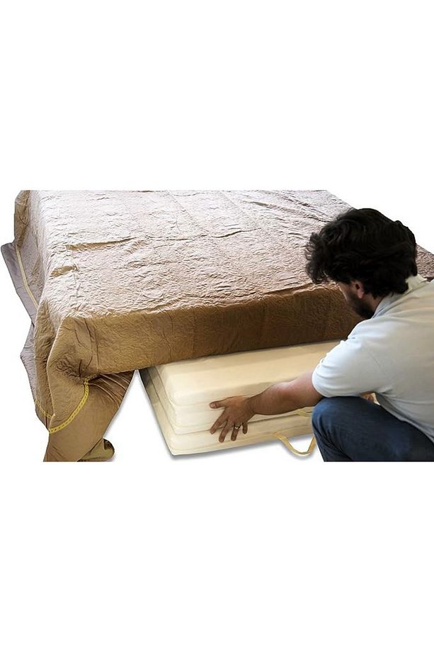 Katlanır Yer Yatağı Ve Tek Kişilik Sünger Katlanır Minder Yatak 90x190 cm 6 cm Büyük - 2