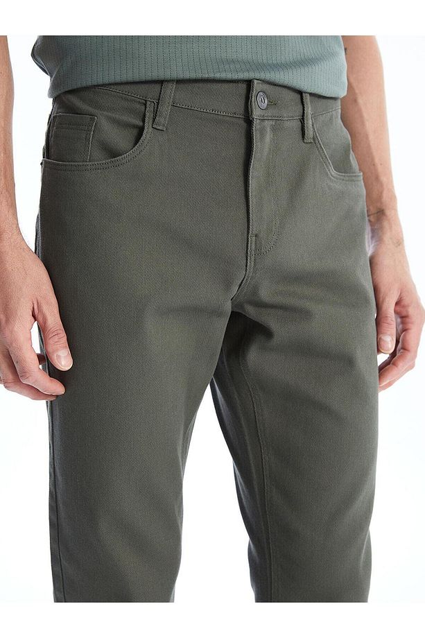 LCWAIKIKI Basic Dar Kalıp Erkek Chino Pantolon - 4