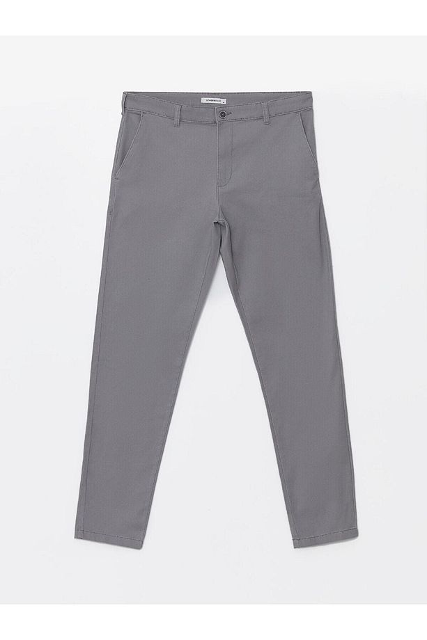 LCWAIKIKI Basic Dar Kalıp Erkek Chino Pantolon - 5