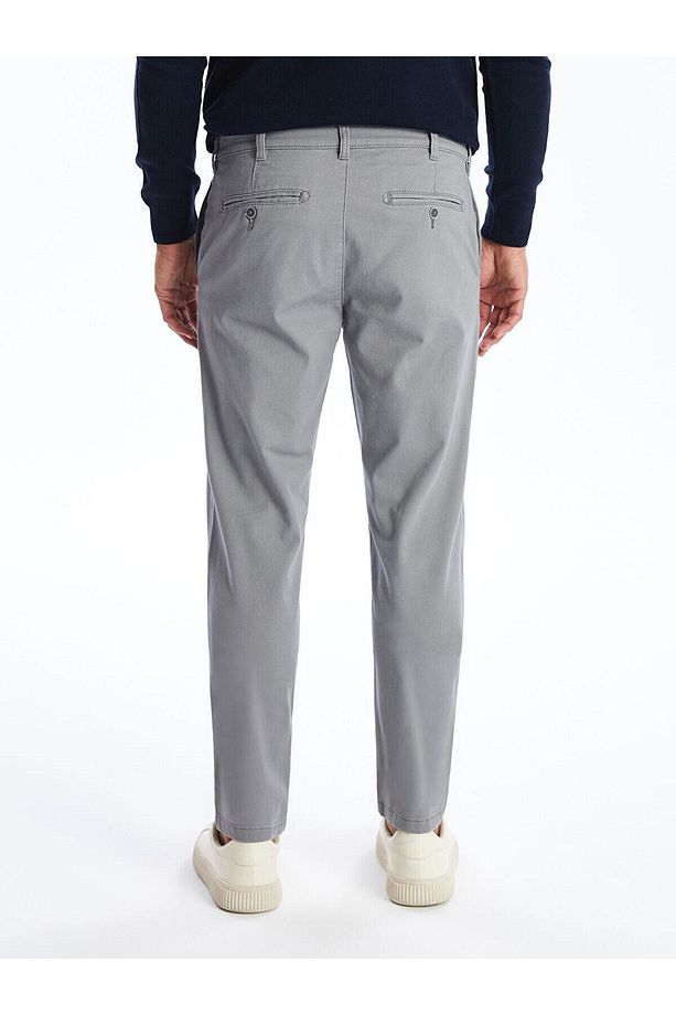 LCWAIKIKI Basic Dar Kalıp Erkek Chino Pantolon - 4