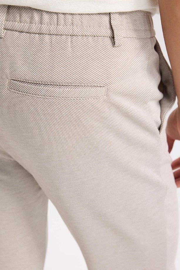 Jogger Yazlık Kumaş Pantolon Basic Düz Cepli Düz Paça D3695ax24au - 7