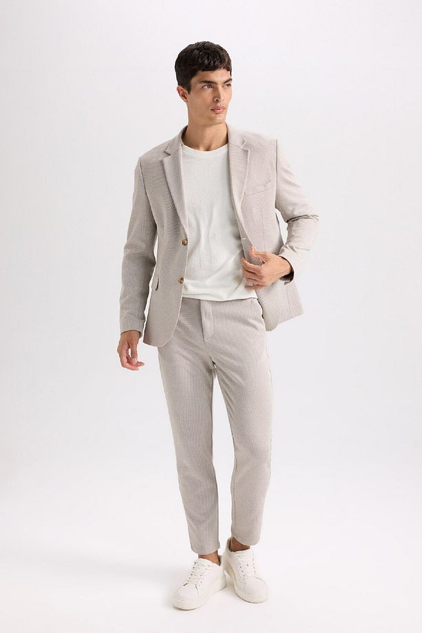 Jogger Yazlık Kumaş Pantolon Basic Düz Cepli Düz Paça D3695ax24au - 2
