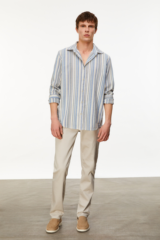 SLIM FIT CHINO PANTOLON - 1