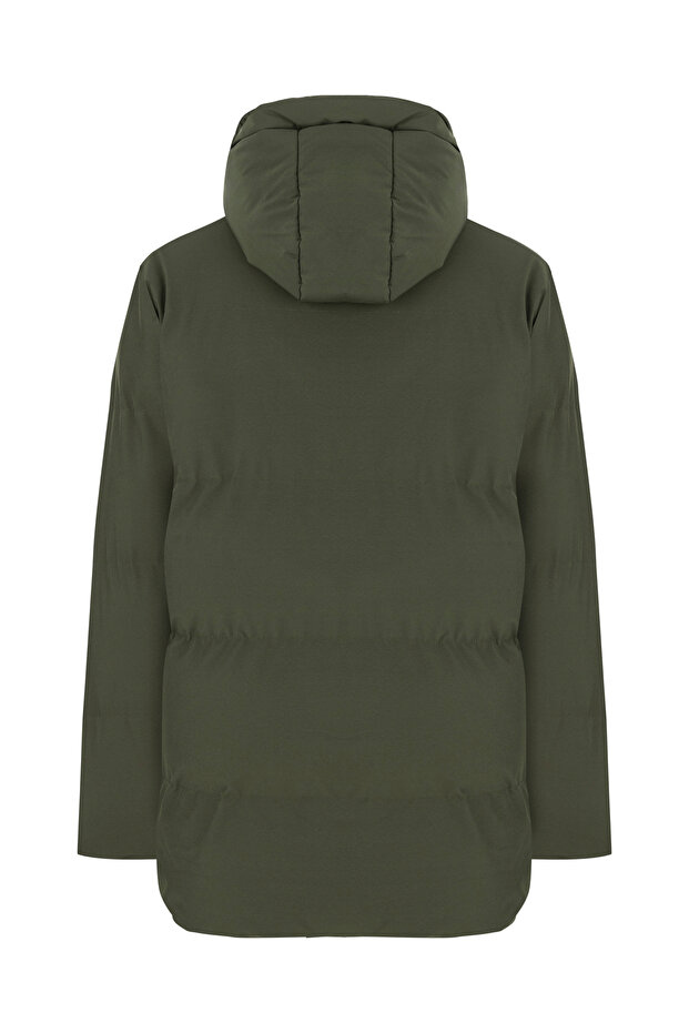 Kapüşonlu Şişme Mont - 7