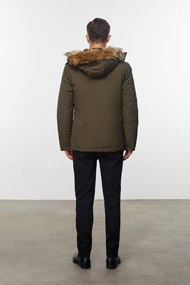 ÇIKARILABİLİR KAPÜŞONLU MONT - 5