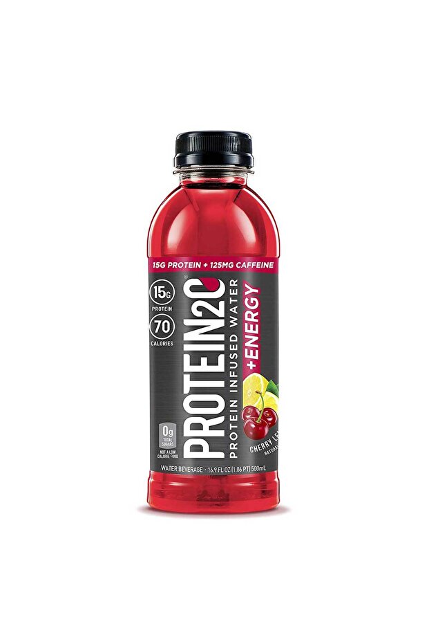 Protein Infused Water Plus Energy, Cherry Lemonade, 500 ML