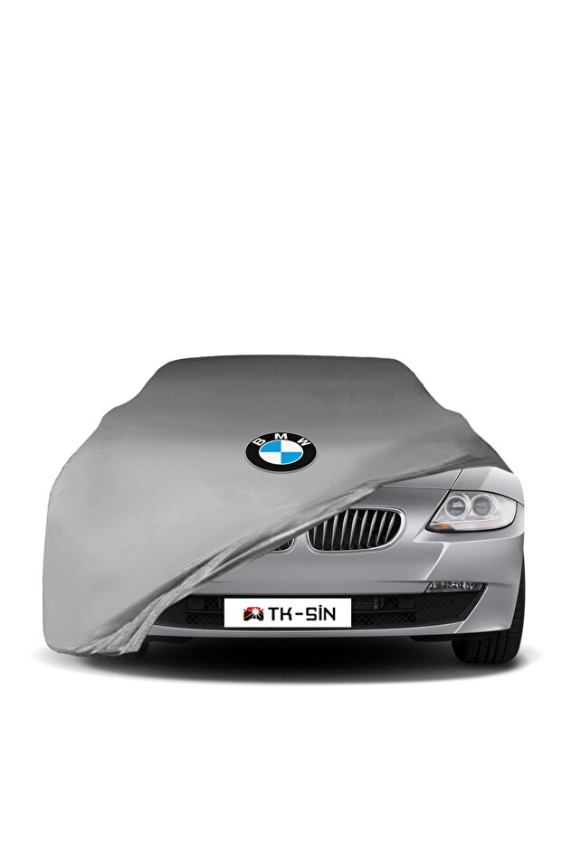 بي ام دبليو Z4 E89 (2009 2016) مشمع سيارات شعار بي ام دبليو بتمشيط قماش رمادي مشمع سيارات - 1