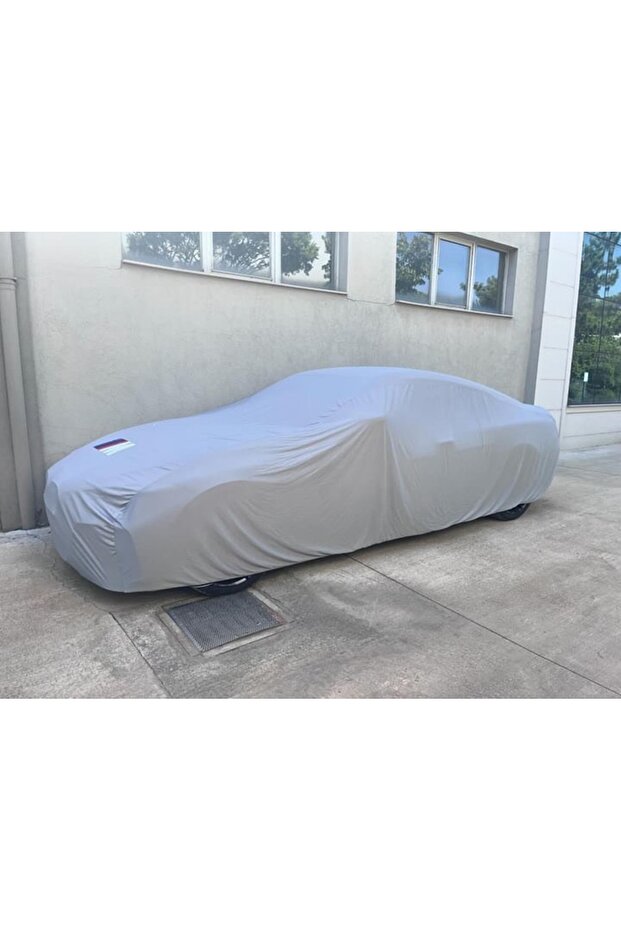 بي ام دبليو Z4 E89 (2009 2016) مشمع سيارات شعار بي ام دبليو بتمشيط قماش رمادي مشمع سيارات - 3