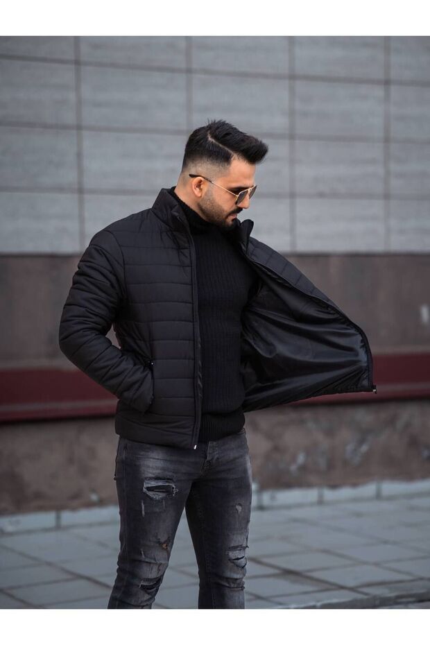 Men's Inflatable Lined Waterproof Jacket - 3