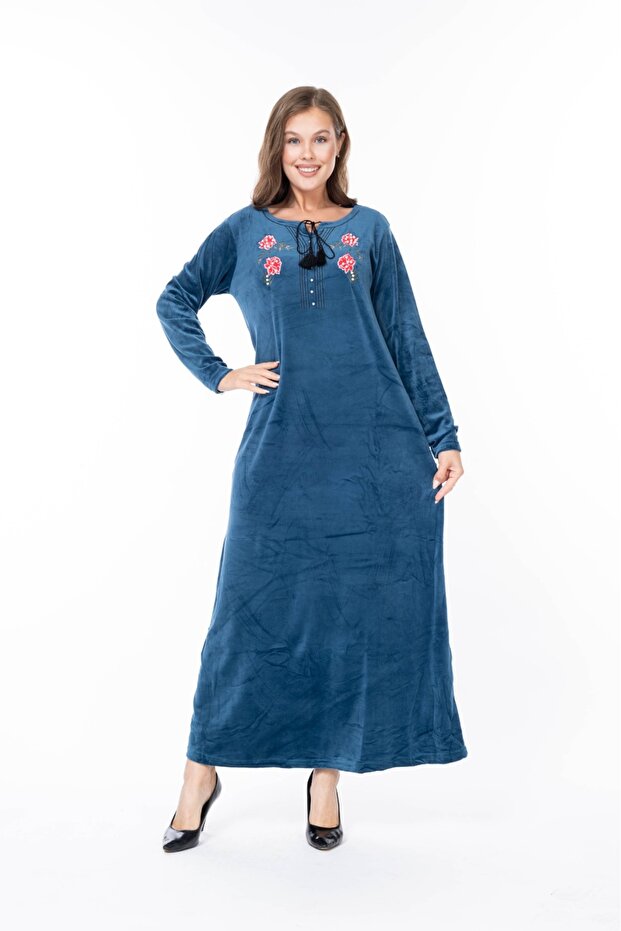 ROCHIE DE CATIF DE DAMĂ MÂNECĂ LUNGĂ - 1