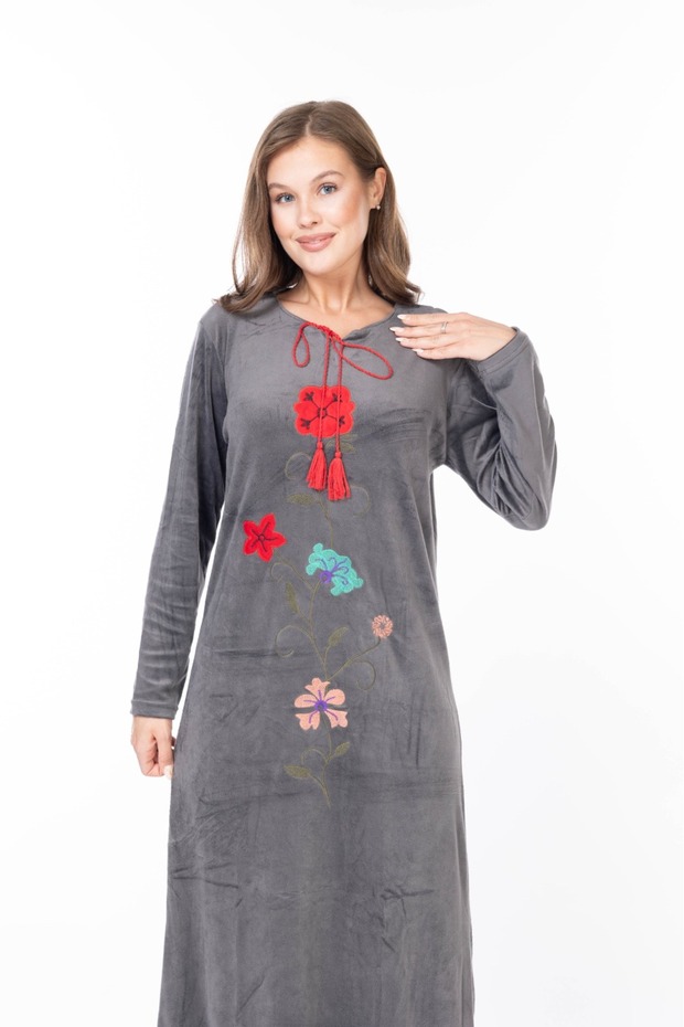 ROCHIE DE CATIF DE DAMĂ MÂNECĂ LUNGĂ - 1