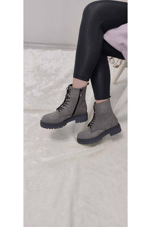 GERÇEK NUBUK DERİ POSTAL BOT - 1