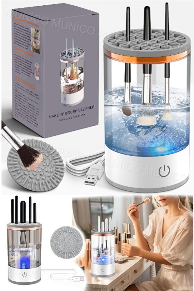 دعم محركات أقراص USB - فرشاة تنظيف تلقائية، فرشاة مكياج متعددة الوظائف - 3