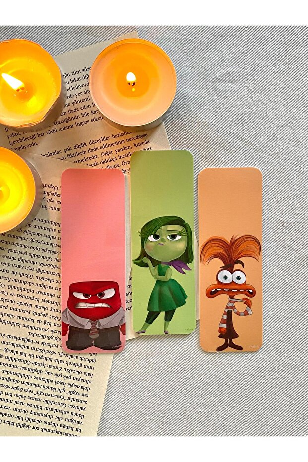 Inverted Face Bookmarks X6 - 2