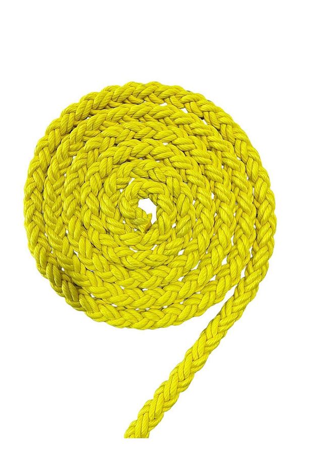 Sarı - 14 Mm 8 Kollu Yüzen Halat - 19 Metre - Poliproplen Halat - 1