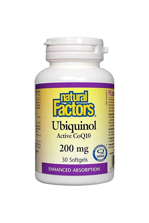 Ubiquinol Active Coq10, 200 Mg, 30 Softgels, Supports Vital Organ Function