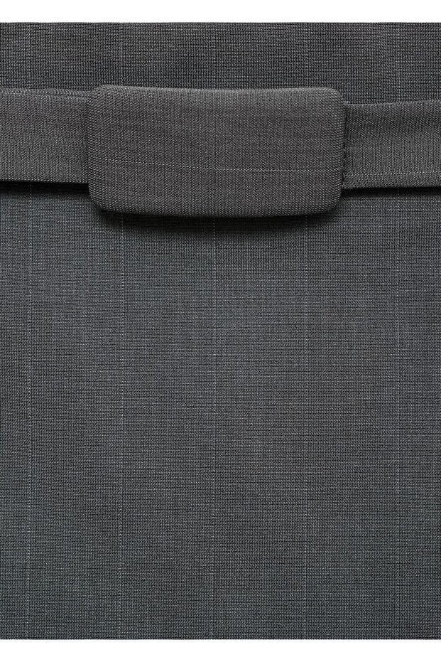 Schmal gestreifter Bleistiftrock - 7