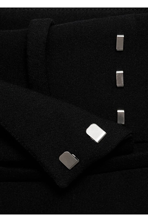 Low Waisted Flared Trousers - 6