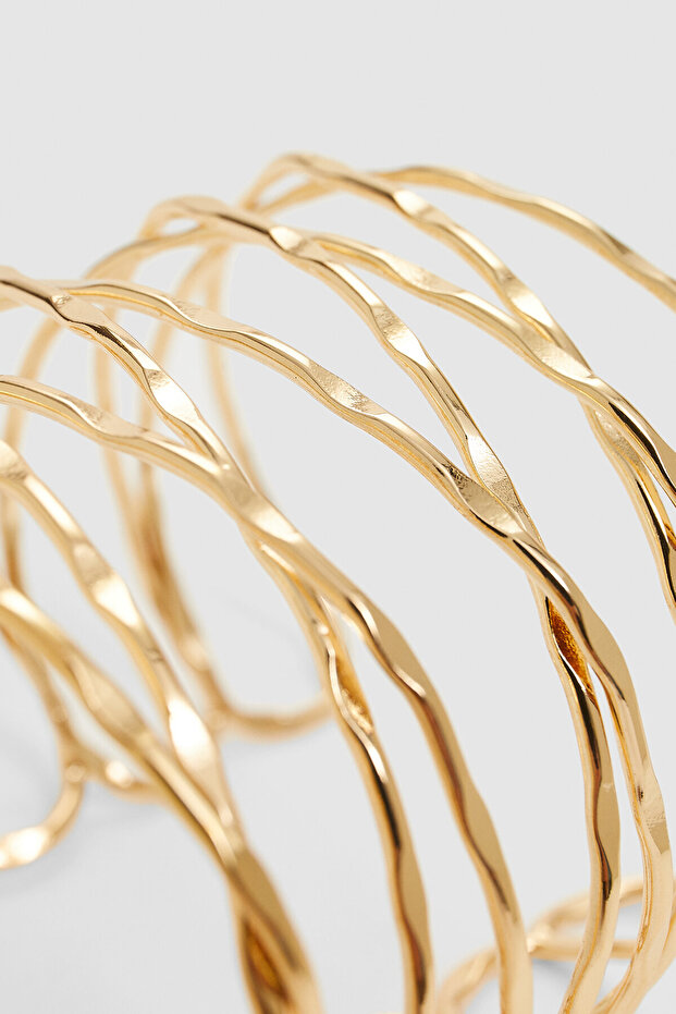 سوار ذراع دائري صلب متقاطع - 4