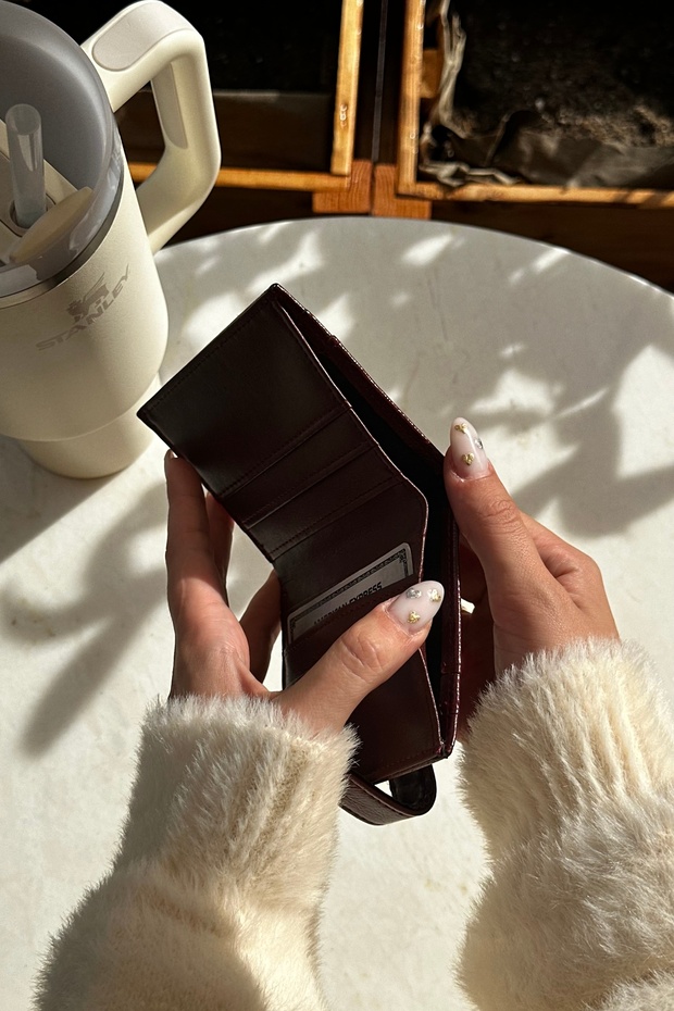 Bordo Cherry Red Cüzdan - 4