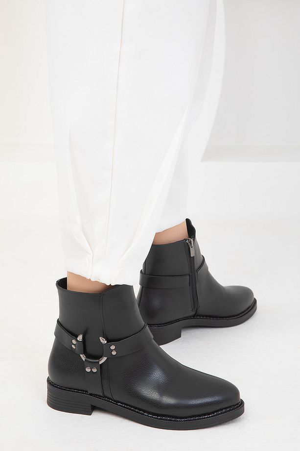 Siyah Kadın Bot & Bootie 19796 - 3