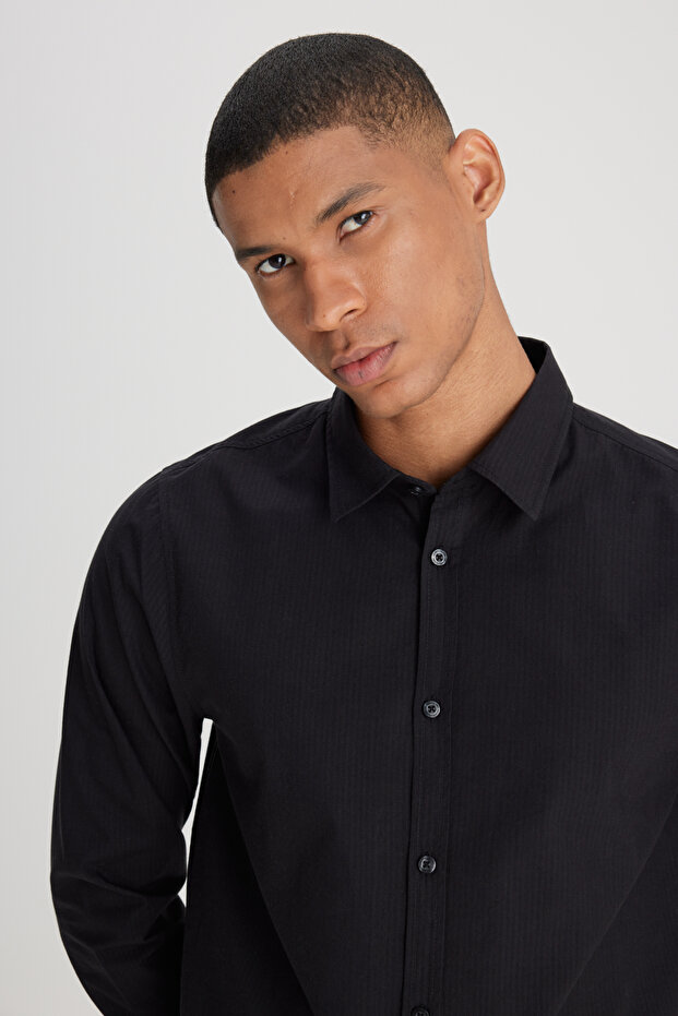 Uzun Kollu Gömlek - 4