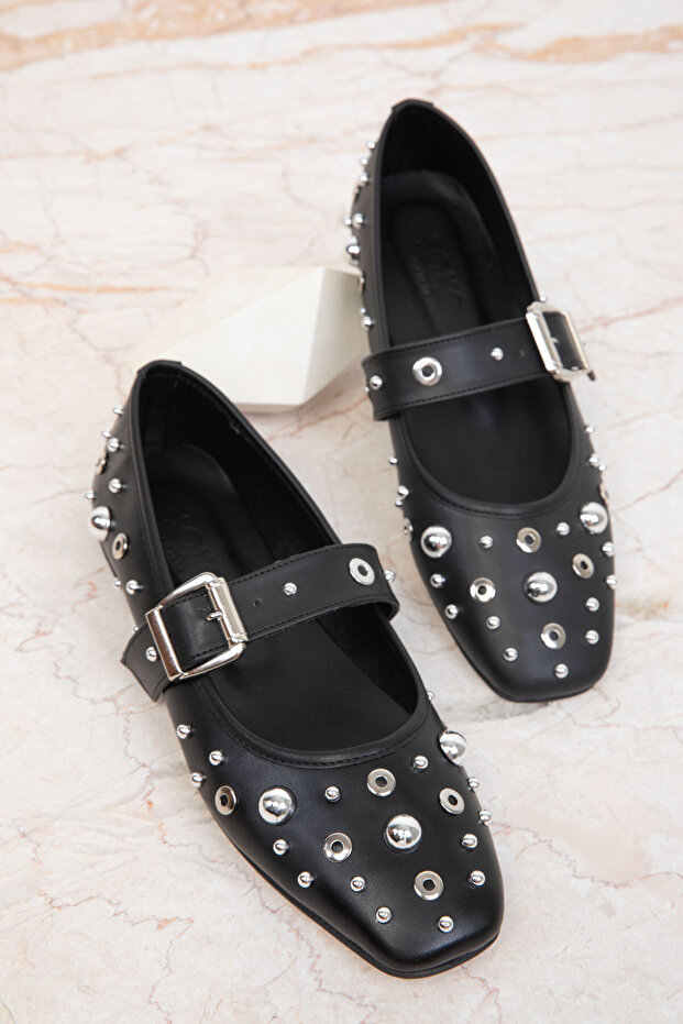 Balerini de damă negri - Model 19829 - 3