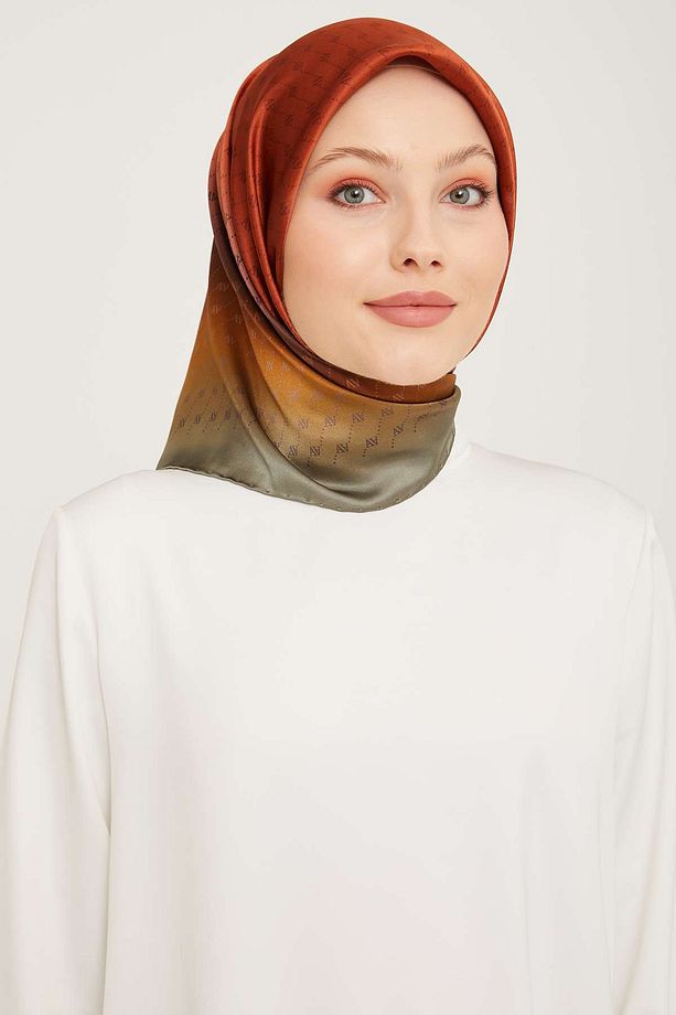 - Ipek Eşarp 2023/2024 Sonbahar Kış Twill Ipek 9003-28 - 1