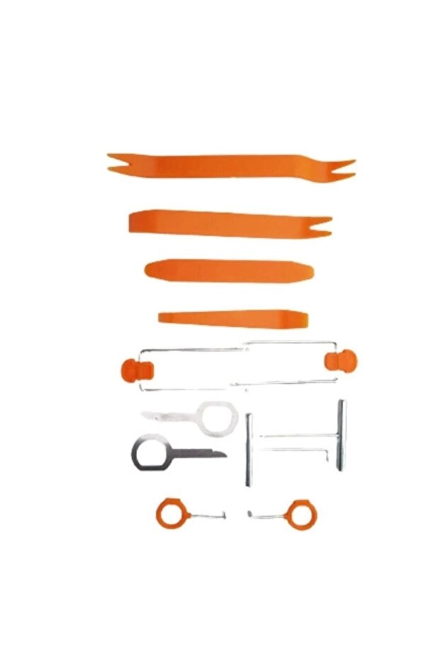 Auto Upholstery Tape Trim Removal Tool 12 Pieces Radio Door