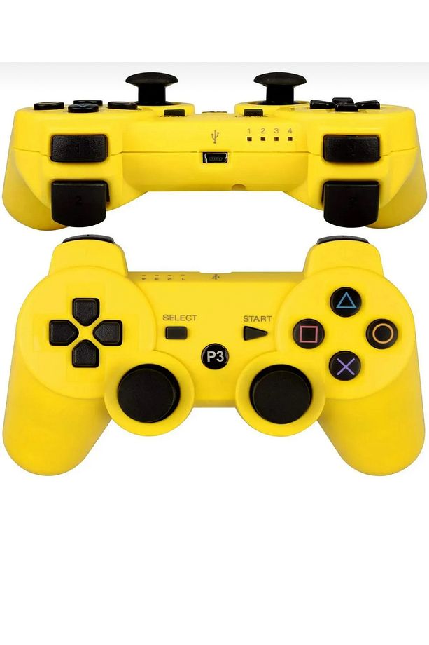 Ps3 Joystick Ps3 Kol Sarı , 1,5 Mt Sarj Kablosu Dahil - 2