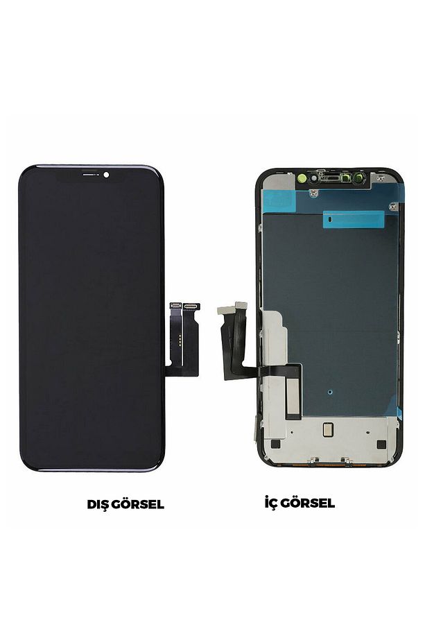 Teknonet Iphone Xr Uyumlu Glw Fhd Lcd Dokunmatik Çıtalı - Siyah - 1
