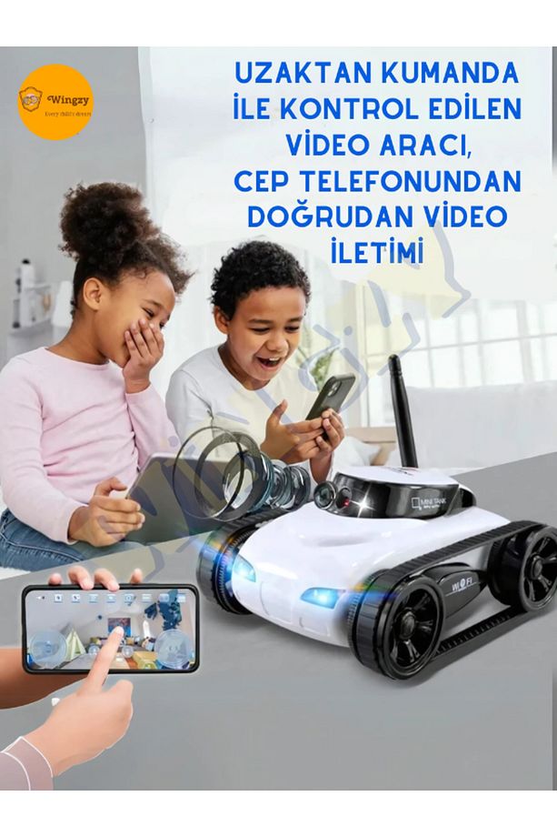 2.4GHz, Kameralı, Mini, Spy, Robot Araç, Android ve iOS Telefonlardan Kontrol Edilebilir - 3